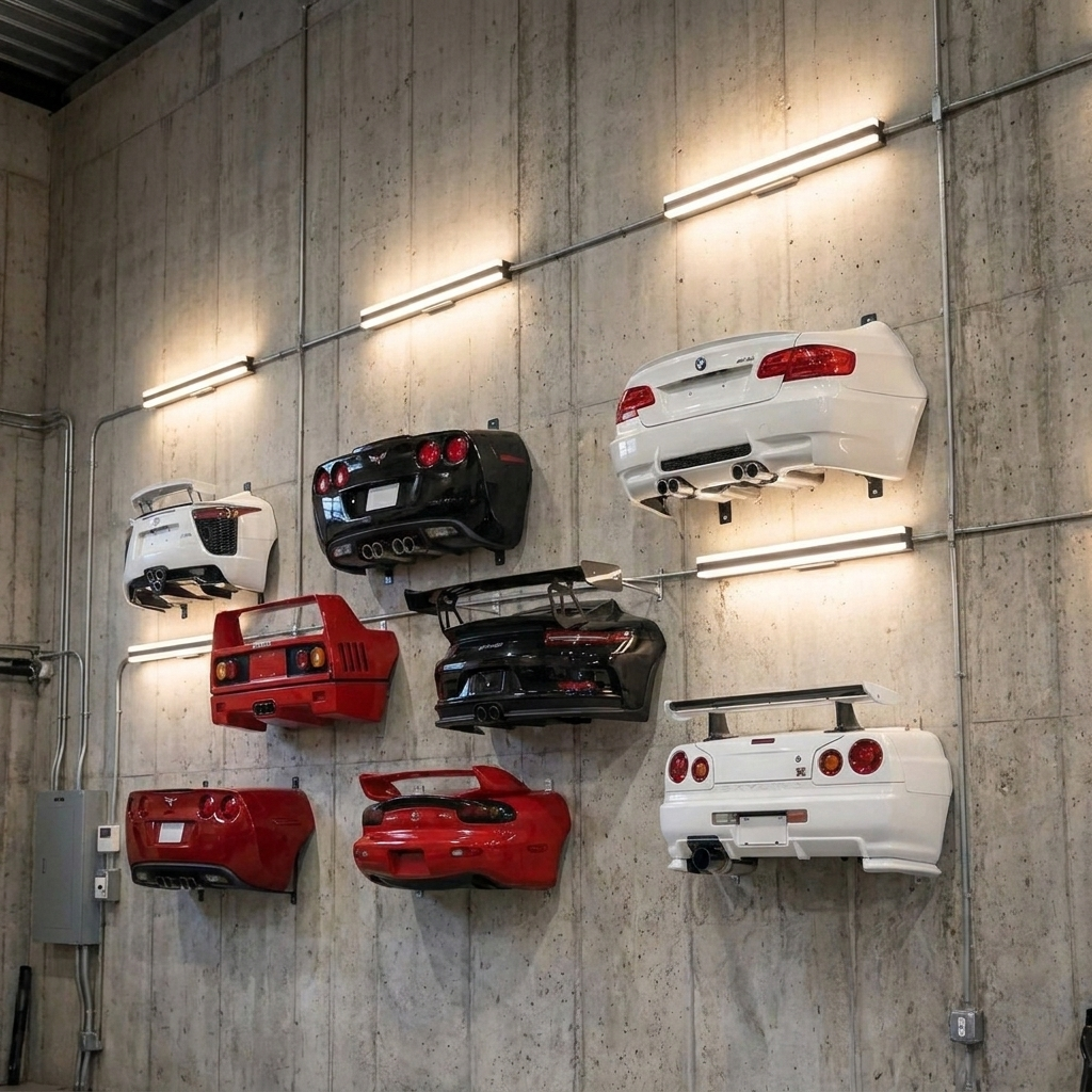 TheAeroShelf - Mounted Car Rear Shelf